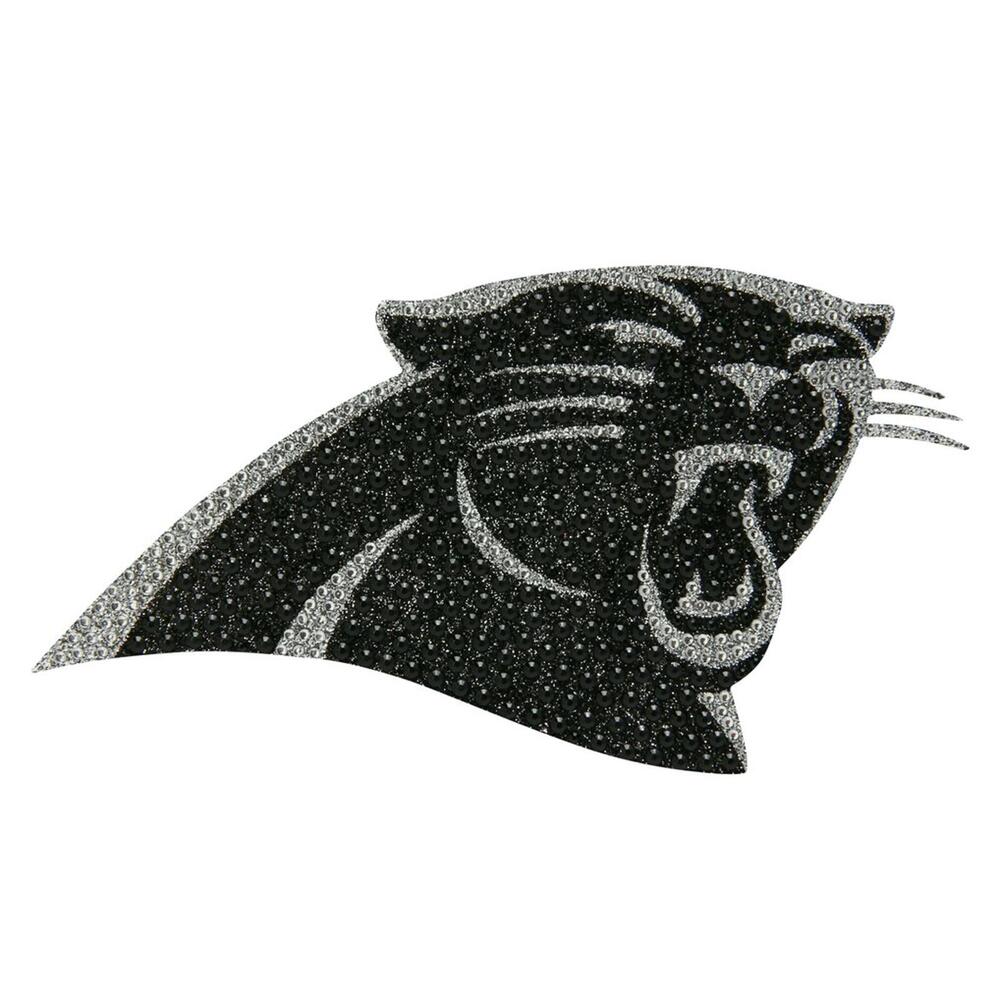 CAROLINA PANTHERS Bling Emblem Adhesive Decal